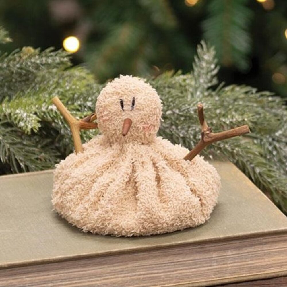 Melting Snowman Rustic and Primitive  Winter Decoration